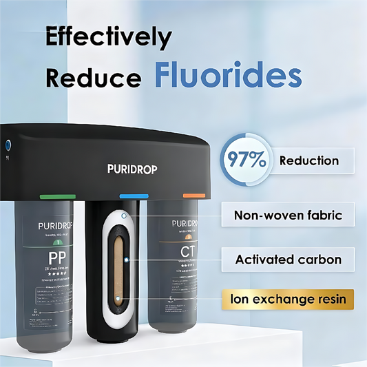 3-stage Under Counter Water Filter System with Dedicated Faucet