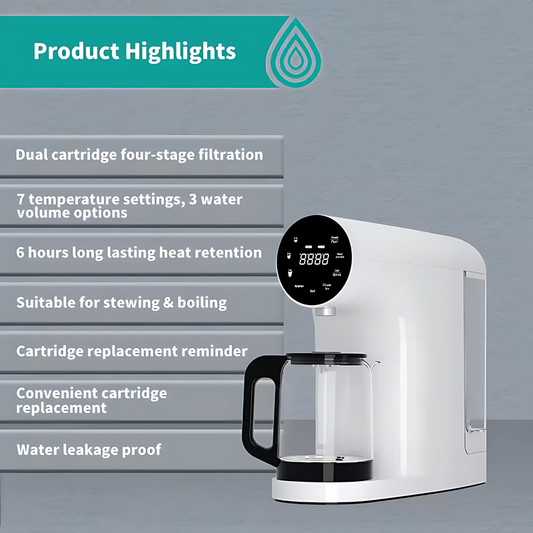 4-Stage Countertop Reverse Osmosis Water Filtration System