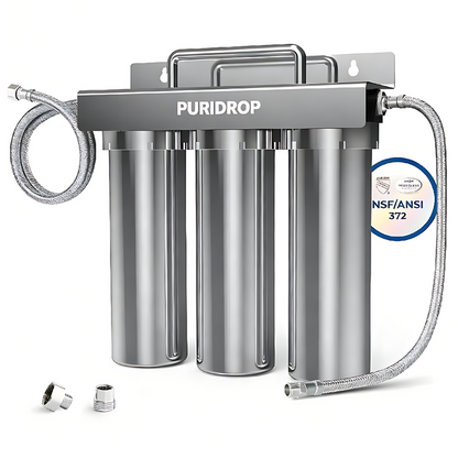 6-stage Under Sink Ultrafiltration Stainless Steel Water Filter System