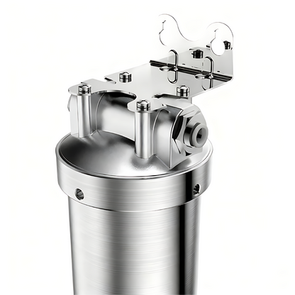 Stainless Steel Undersink Water Filtration System With Dedicated Faucet