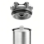 Stainless Steel Undersink Water Filtration System With Dedicated Faucet