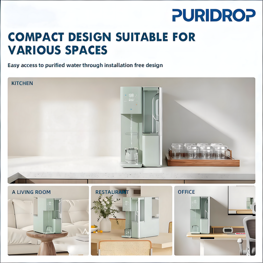 Countertop Reverse Osmosis Water Purifier with Hot & Cold Water Dispenser