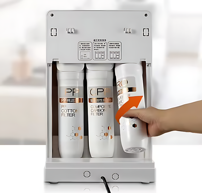 2-Stage Countertop Reverse Osmosis Hot Water Dispenser with Digital Display