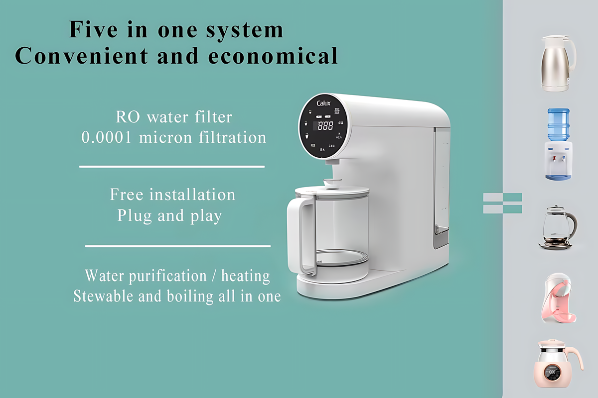 4-Stage Countertop Reverse Osmosis Water Filtration System