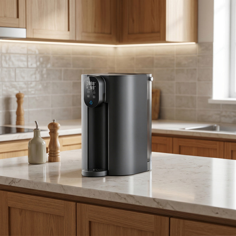 Countertop RO Water Purifier with Instant Hot Water, 600 GPD Filtration, Instant Hot Water and Smart Display