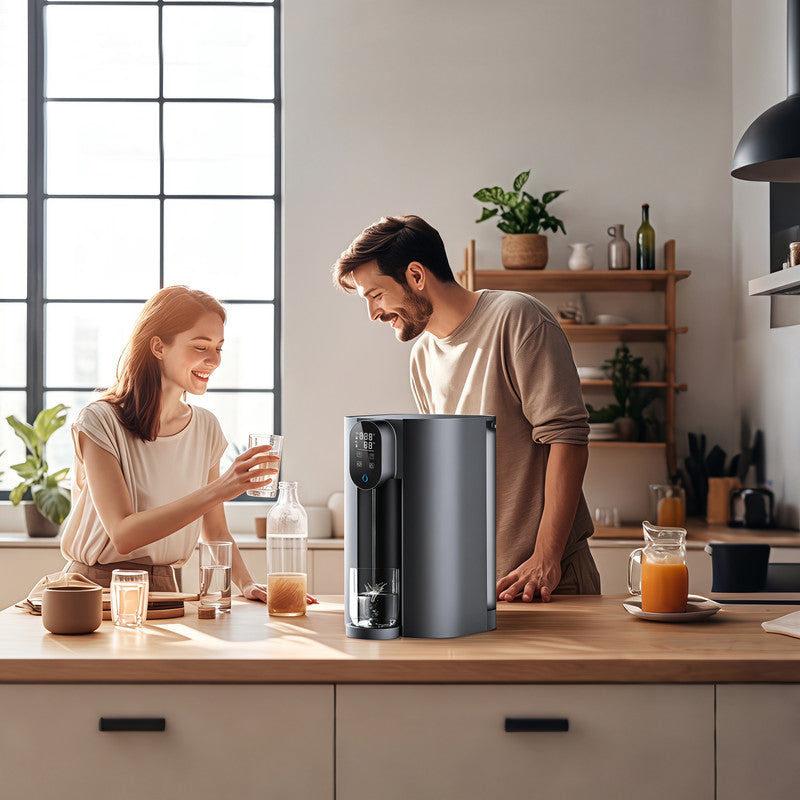 Countertop RO Water Purifier with Instant Hot Water, 600 GPD Filtration, Instant Hot Water and Smart Display