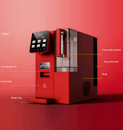 Countertop RO Water Purifier and Ice Maker with UV Sterilization