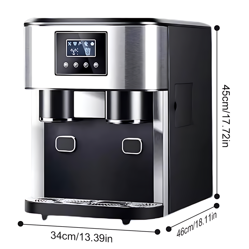 3-in-1 Countertop Ice Maker and Water Dispenser