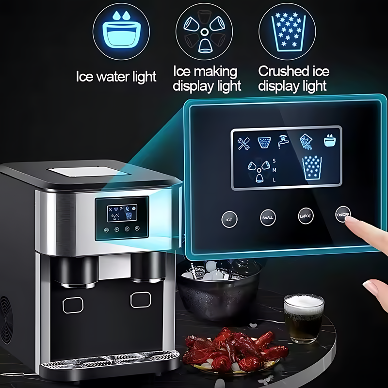 3-in-1 Countertop Ice Maker and Water Dispenser