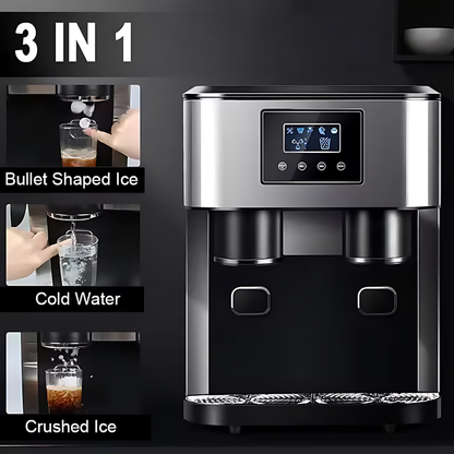 3-in-1 Countertop Ice Maker and Water Dispenser