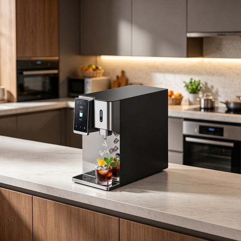 Countertop RO Water Dispenser with Ice Maker, 30 lbs/day Ice Production, 5 GPH Hot Water Output and Multi-Temperature Settings