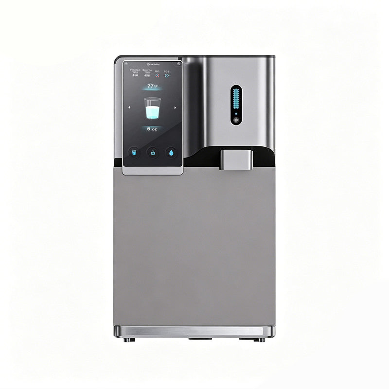 Countertop RO Water Dispenser with Ice Maker, 30 lbs/day Ice Production, 5 GPH Hot Water Output and Multi-Temperature Settings