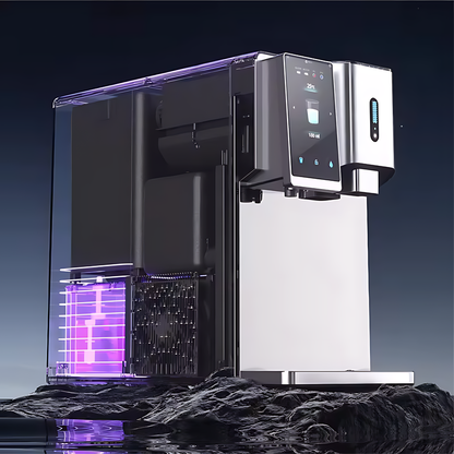 Countertop RO Water Dispenser with Ice Maker, 5-Inch Touch Display