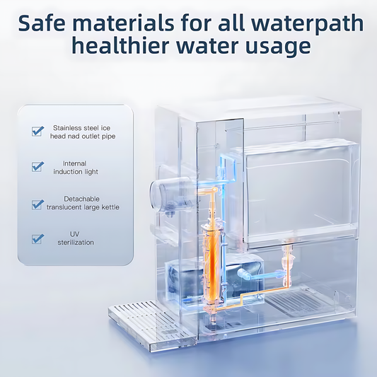 Countertop Ice Maker and Water Dispenser with UV Sterilization
