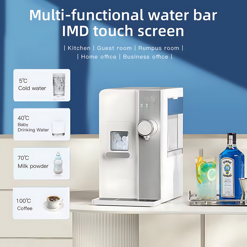 Countertop Ice Maker and Water Dispenser with UV Sterilization