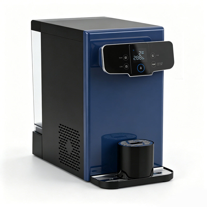 Countertop RO Water Purifier with Sparkling Water Maker and Hot& Cold Water Dispenser