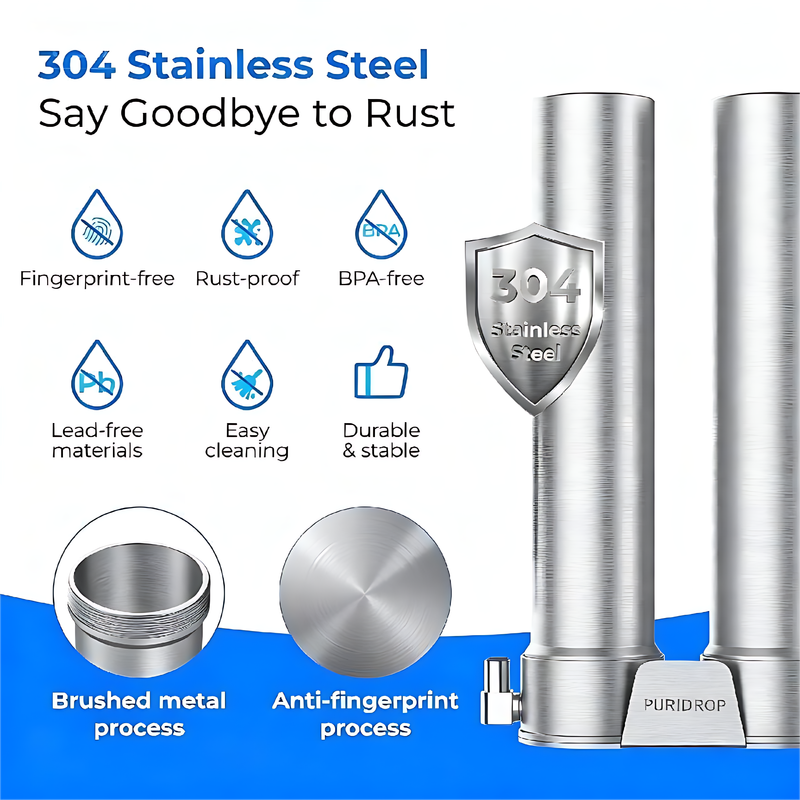 Stainless Steel Under Sink Water Filter System