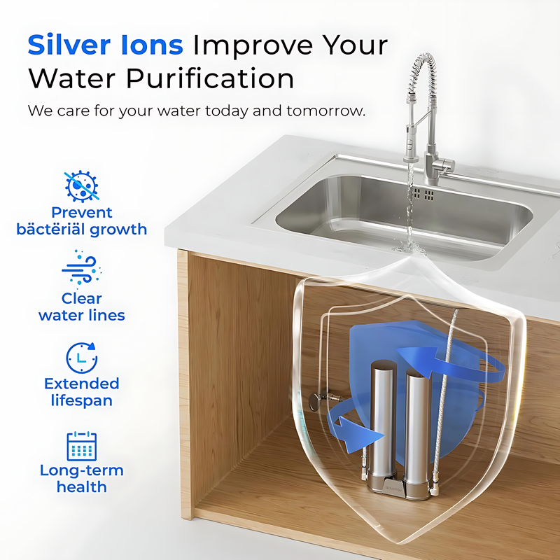 Stainless Steel Under Sink Water Filter System