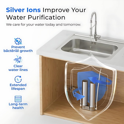 Stainless Steel Under Sink Water Filter System