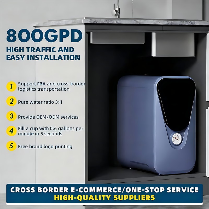 800 GPD Tankless Reverse Osmosis Water Filtration System