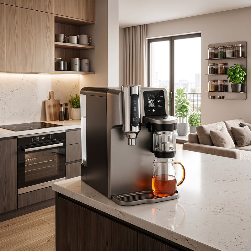 Countertop RO Water Purifier with 6-Stage Filtration, 5-Second Instant Heating and Hot & Cold Water