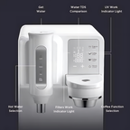 7 Stage Reverse Osmosis Water Filter System Desktop RO Instant Coffee Tea Machine