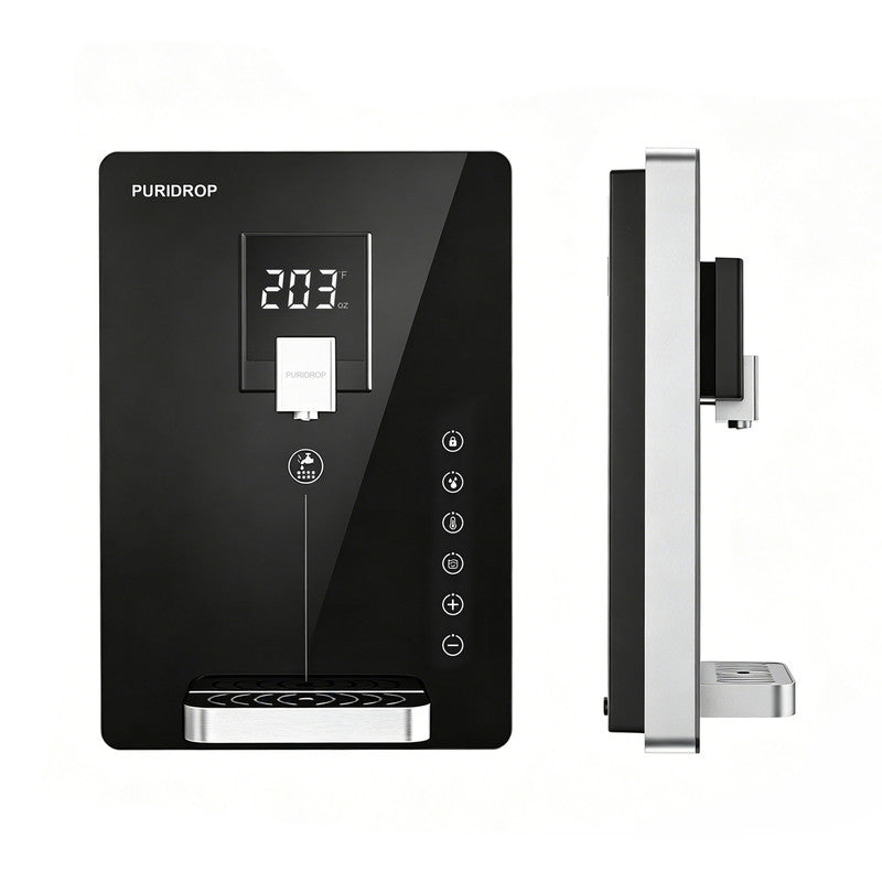 Wall-Mounted Instant Hot Water Dispenser with 5 GPH Heating Capacity and Touch Screen Control